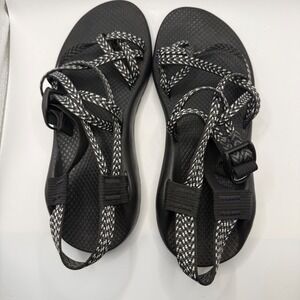 Chaco Z Cloud 2 Sandals Womens 9 Black White Patterned Straps J106266